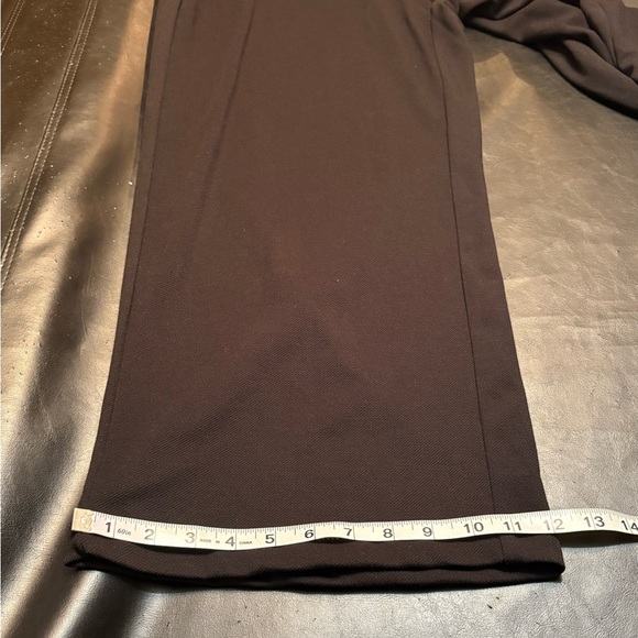 Max Studio Black Top with white thread trim & Wide Leg Trousers Set 2X MSRP $198 - Picture 7 of 16